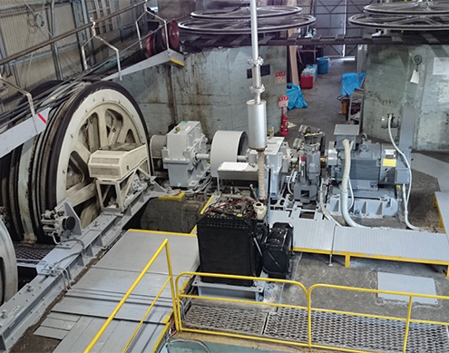 [Ropeway machine room]