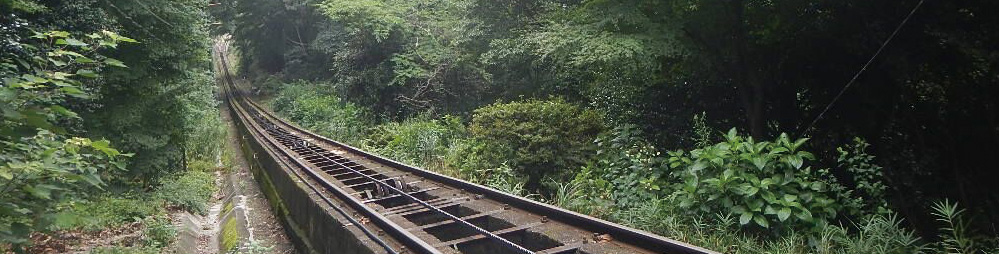 [The overlooking view from the 3/4 point on the track leaving Maya Cable Station]